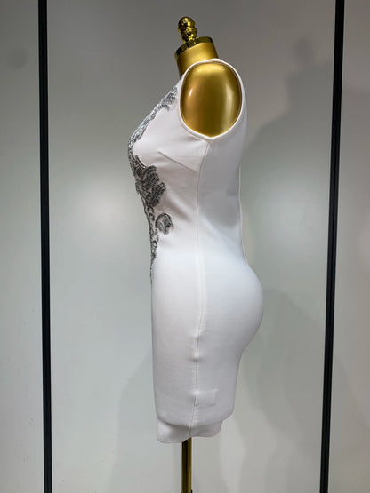 Merynda Sequin Bandage Mini Dress