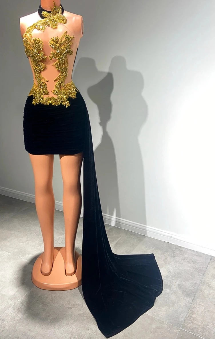 Bianca Velvet Mini Dress