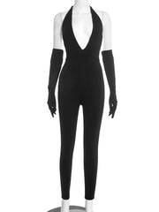 Shelli V-Neck Jumpsuit