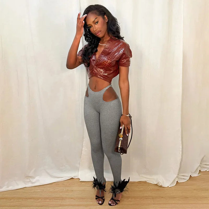Cutout Leggings