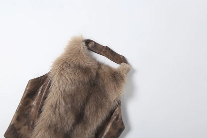 Fallon Fur Pants Set