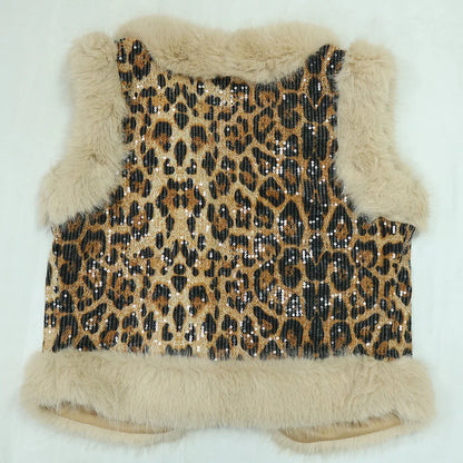 Loryn Leopard Sequins Set