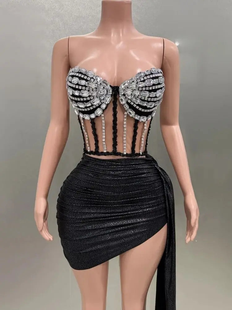 A Star Strapless Skirt Set