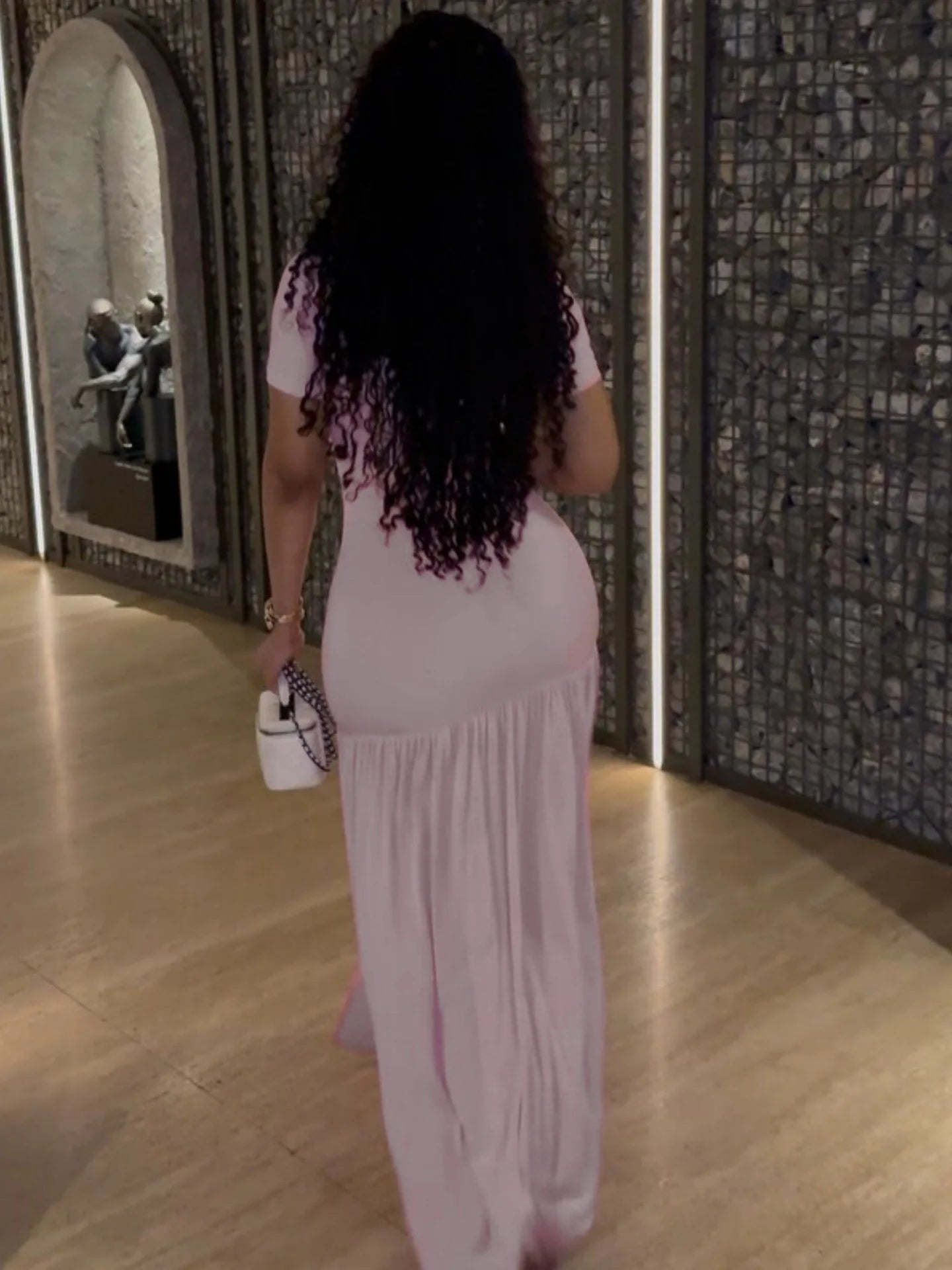 Yvana Ruffle Maxi Dress