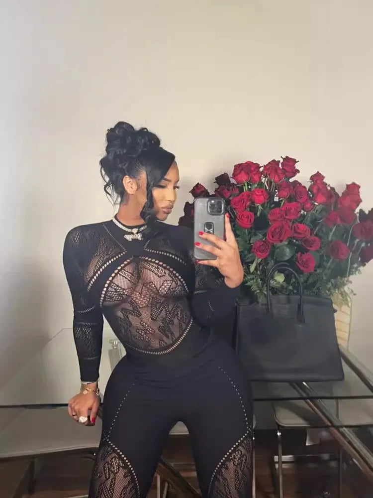 Carolyn Mesh Jumpsuit