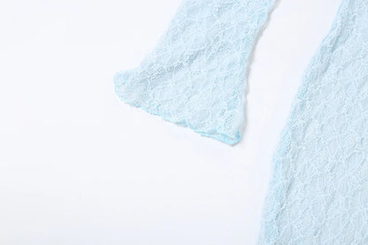 Ruffles Bodysuit Maxi Dress