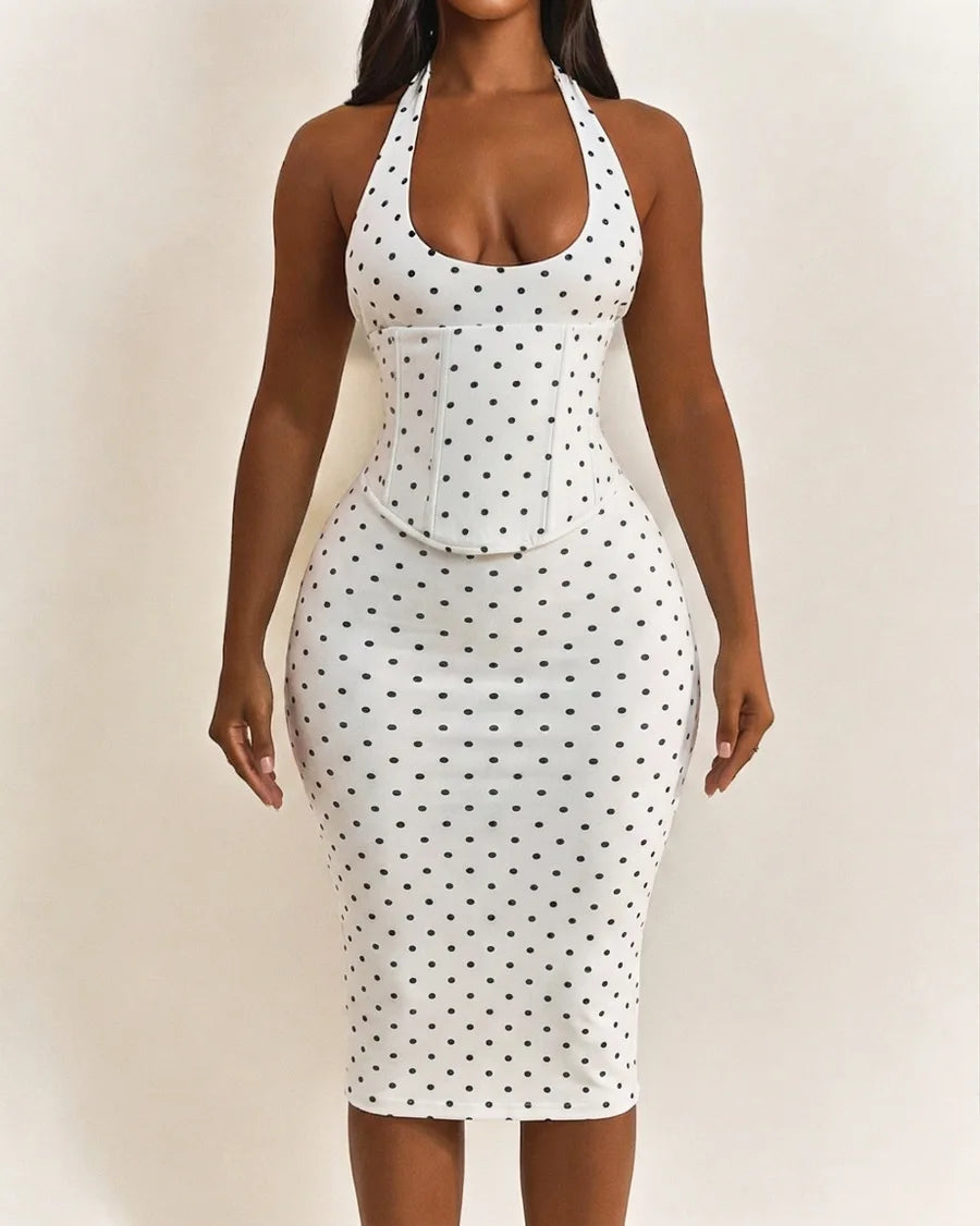 Polka Dot Corset Dress