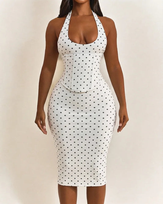 Polka Dot Corset Dress