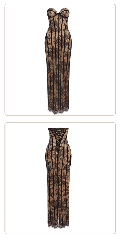 Kerry Corset Bustier Maxi Dress