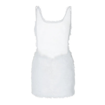 Furry Queen Mini Dress