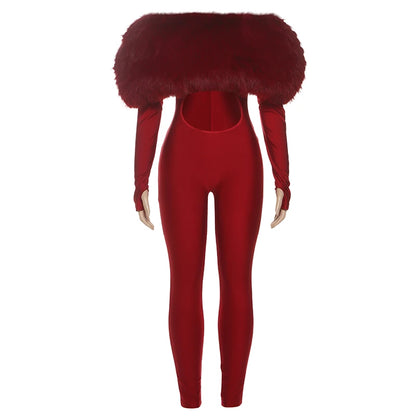 Fur Fantasy Jumpsuit