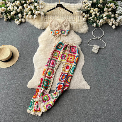 Geelee Crochet Pants Set
