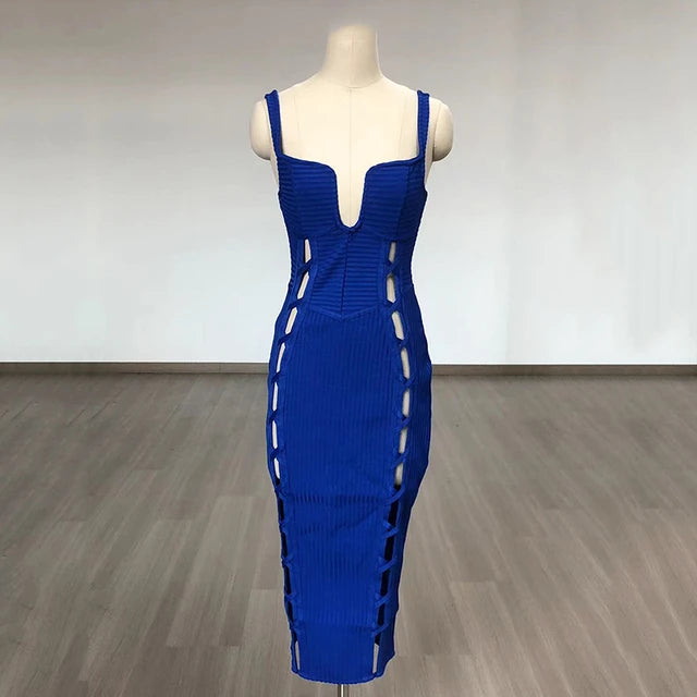 No Cuts Given Bandage Midi Dress