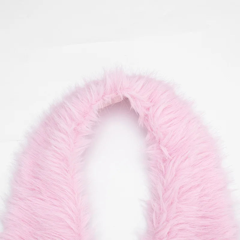 Fluffy Fur est Top Pants Set