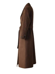 Brown Belted Trench Coat