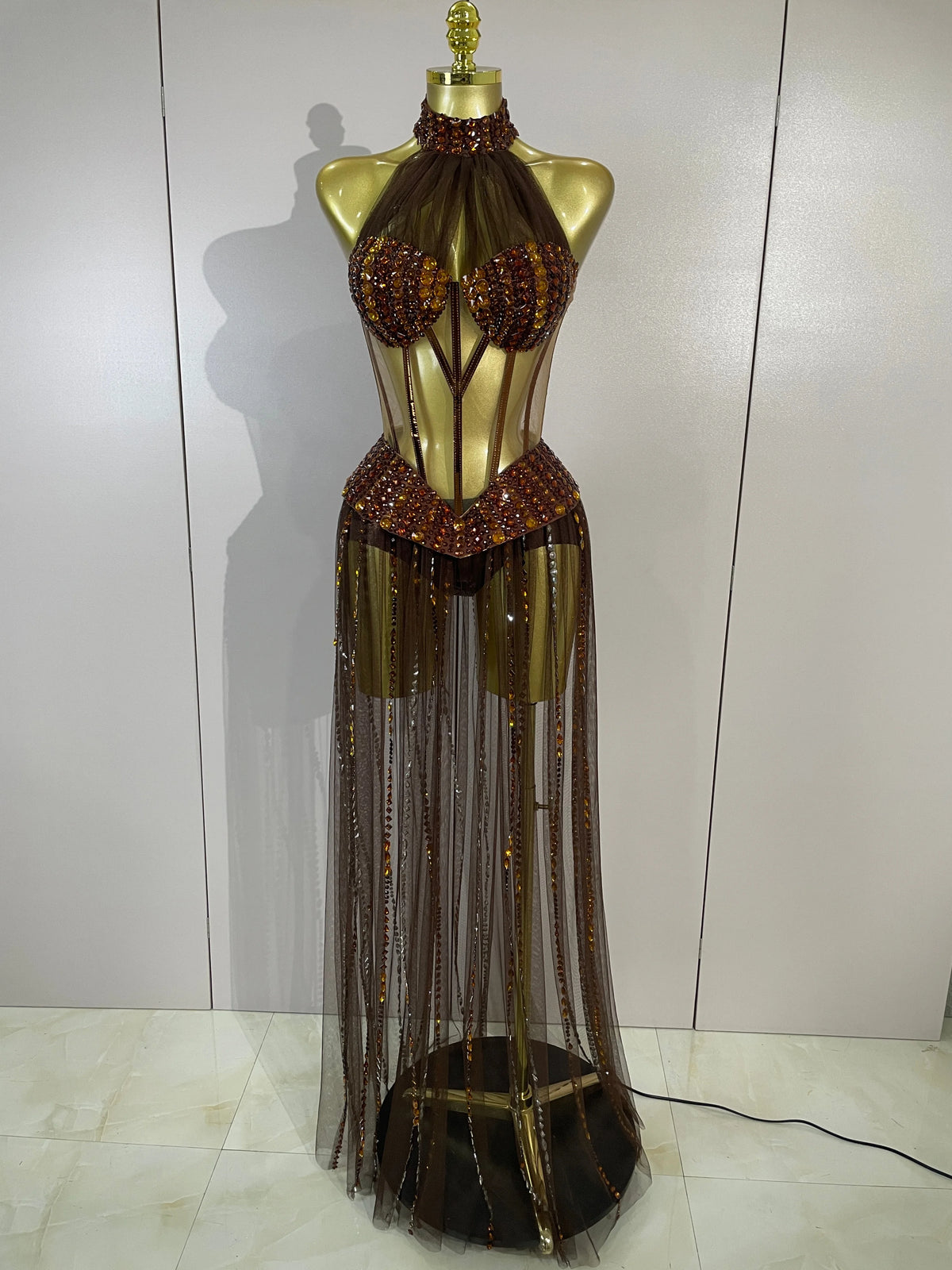 Norly Bodysuit Maxi Dress