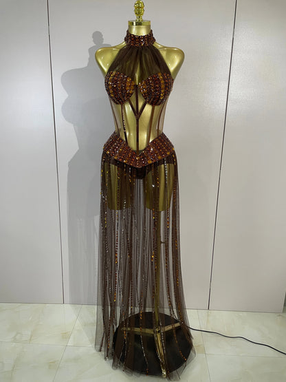 Norly Bodysuit Maxi Dress