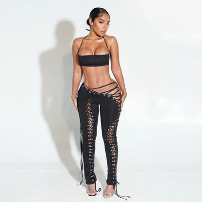 No Cuts Given Pants Set