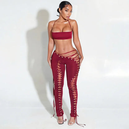 No Cuts Given Pants Set