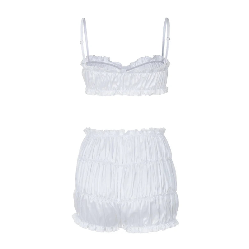 Amie Ruffle Short Set