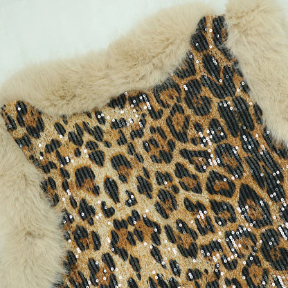 Loryn Leopard Sequins Set