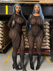 Hottie Mesh Jumpsuit