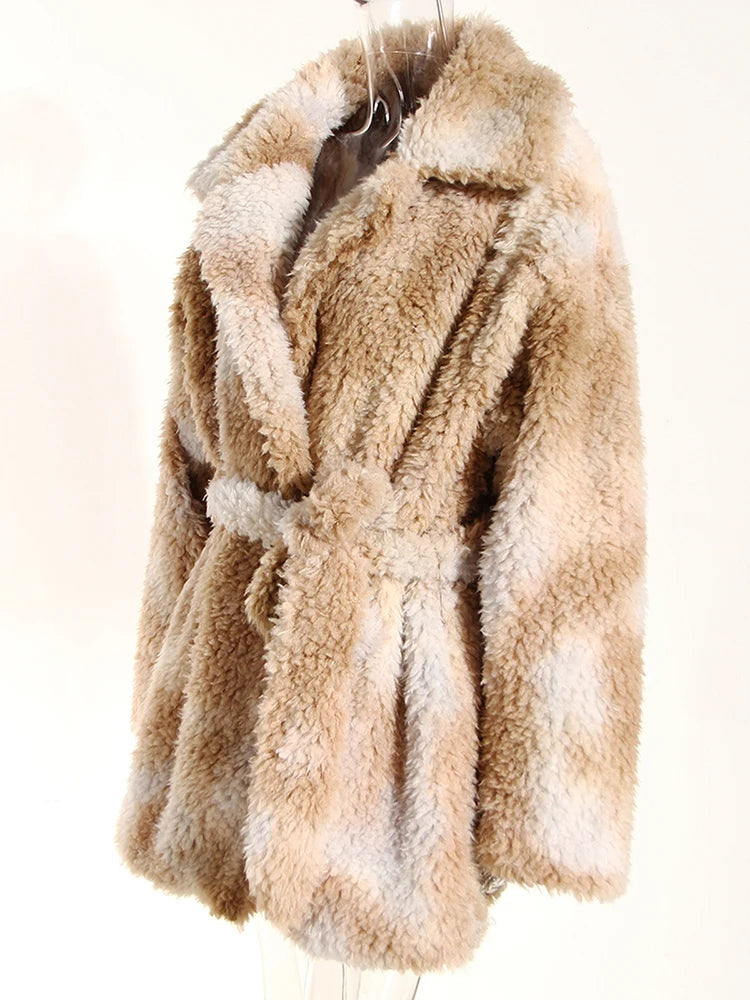 Sashes Wool Coat Fashion Closet Clothing