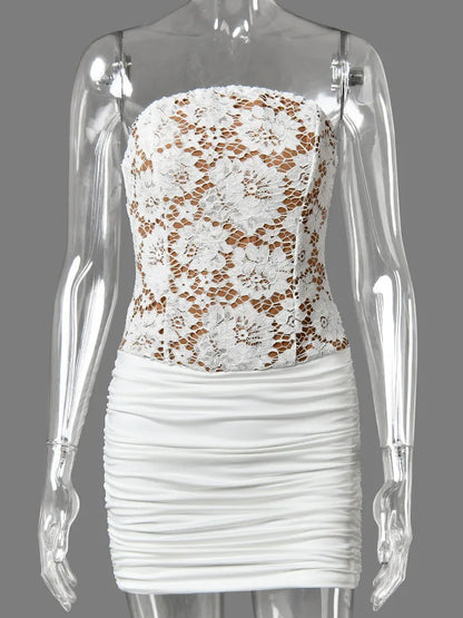 Carolyne Ruched Mini Dress