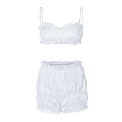 Amie Ruffle Short Set