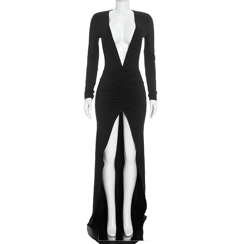 Viera Ruched Maxi Dress