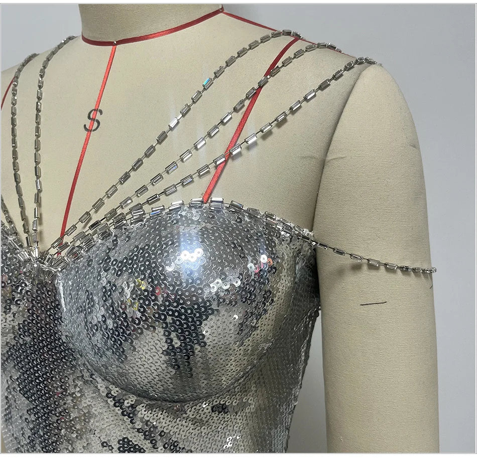 Angeli Sequined Dress