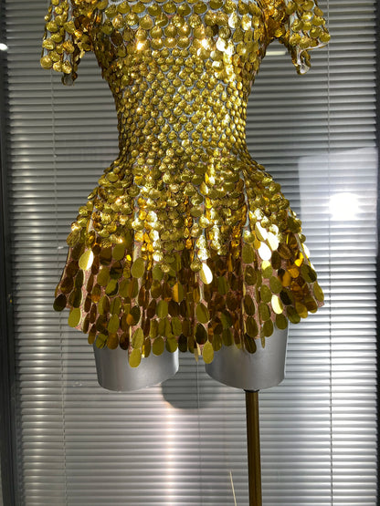 Life Of The Party Sequins Dress