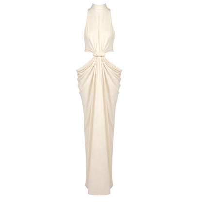 Twist-Cutout Maxi Dress
