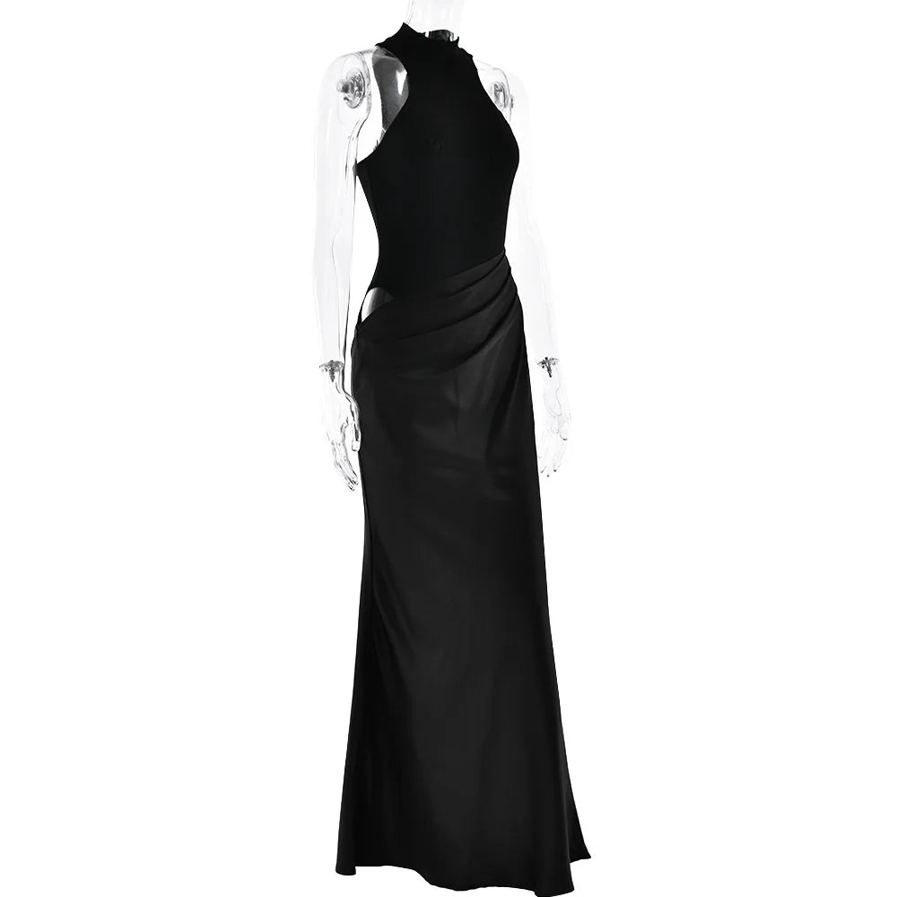 Danielle Satin Maxi Dress