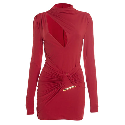 Anila Ruched Mini Dress