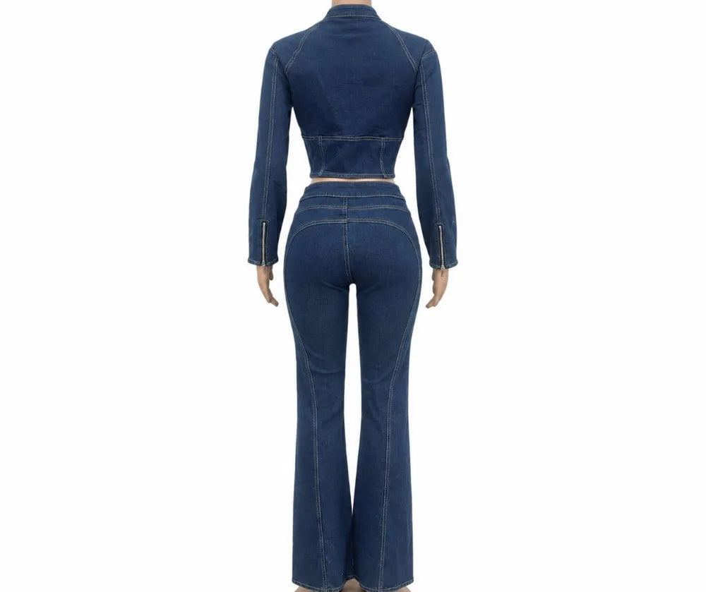 Matilda Flare Denim Set