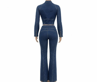 Matilda Flare Denim Set