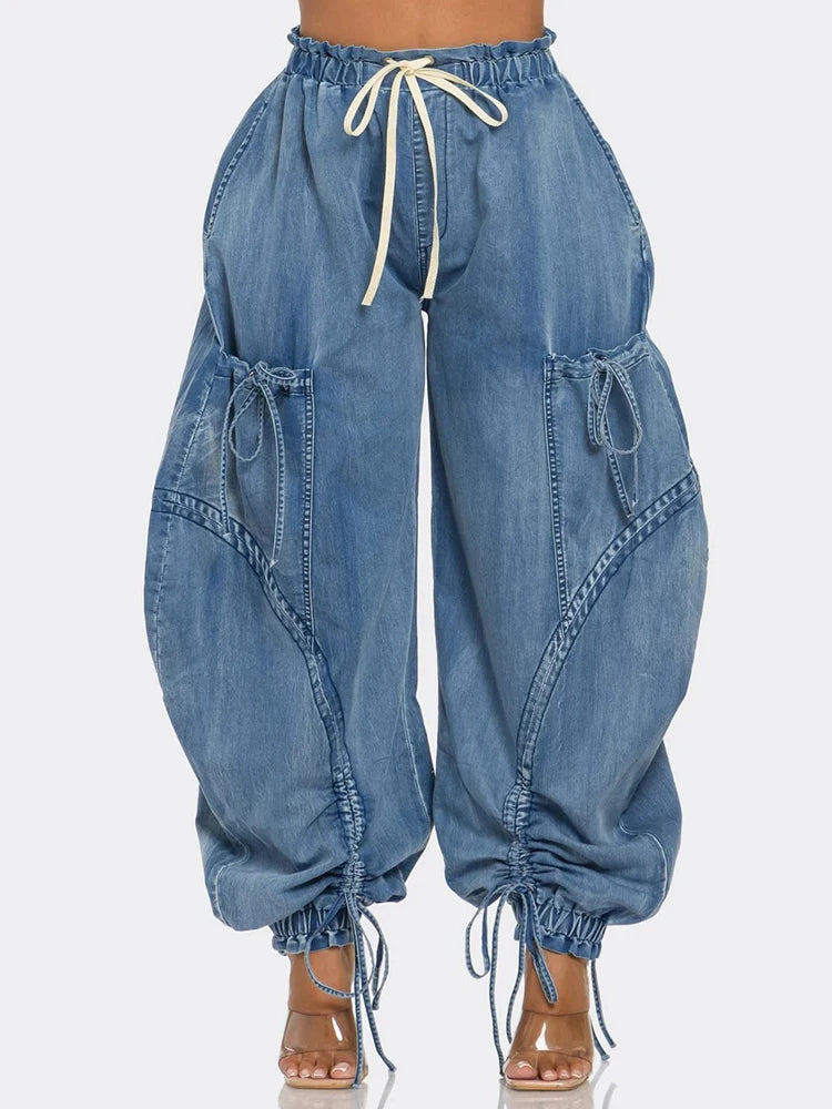 Vintage High Waist Loose Jeans