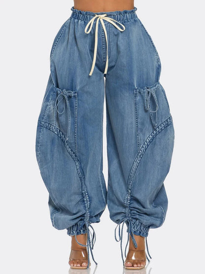 Vintage High Waist Loose Jeans