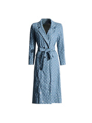 Sashes Denim Trench Coat