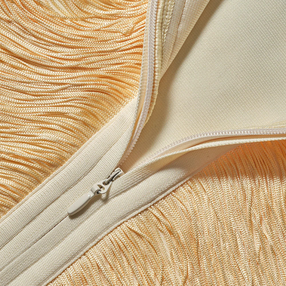 Taja Tassel Bandage Mini Dress