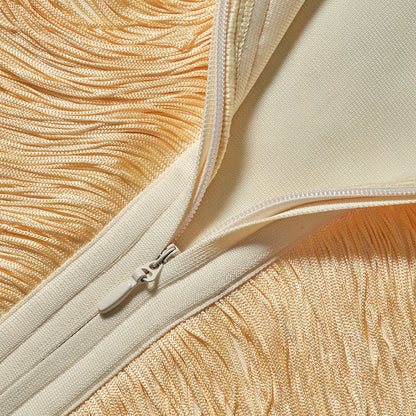 Taja Tassel Bandage Mini Dress