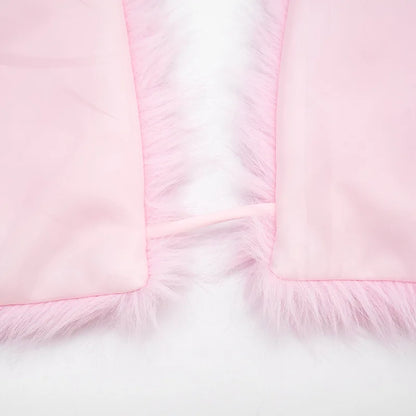 Fluffy Fur est Top Pants Set