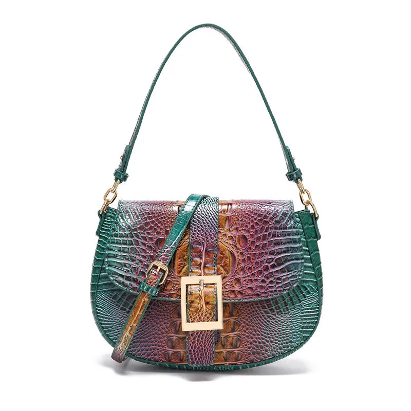 Reptile Pattern Crossbody Bag