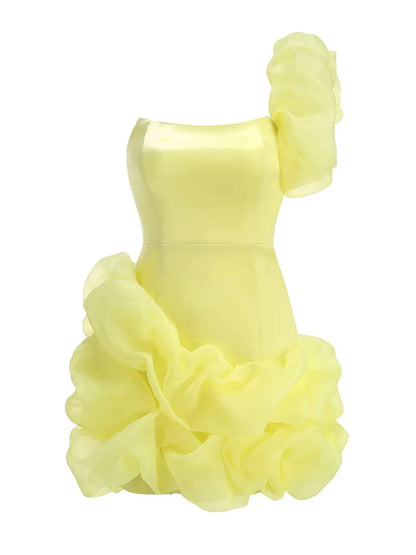 Dahlia Dream Ruffled Mini Dress