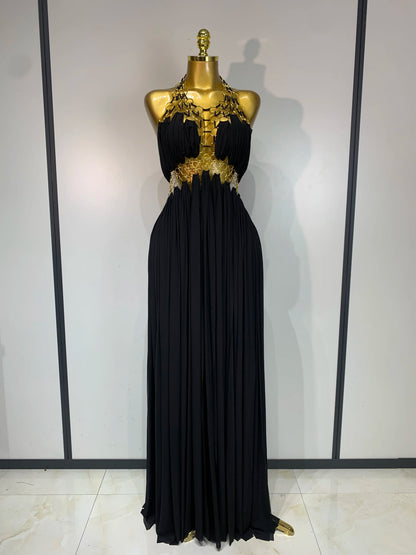 Celena Backless Maxi Dress