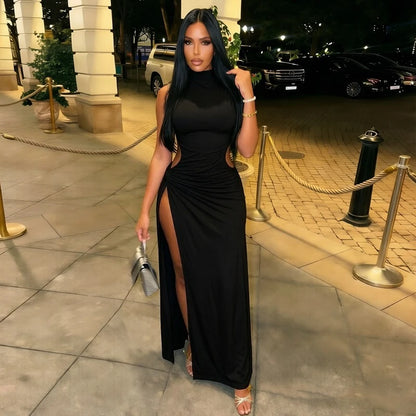Robin Cutout Ruched Maxi Dress
