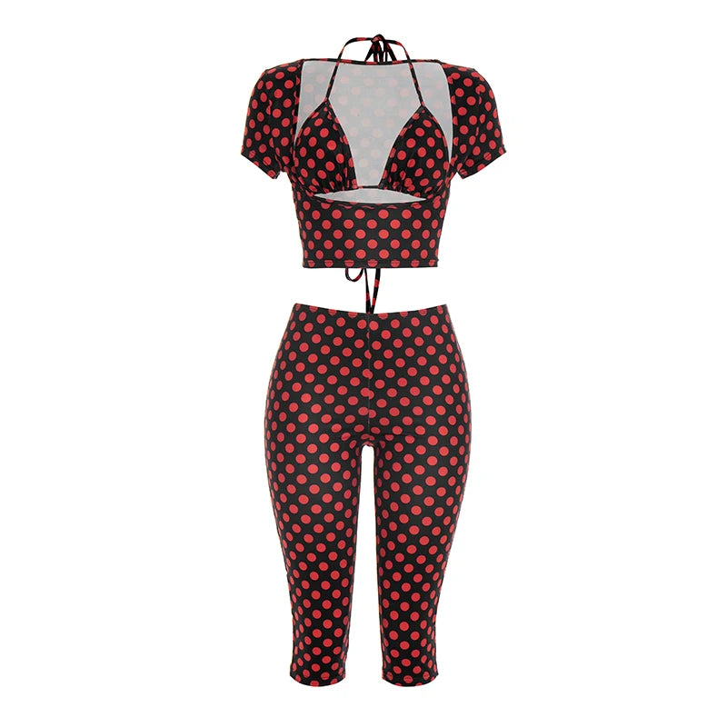 Polka Dot Pants Set
