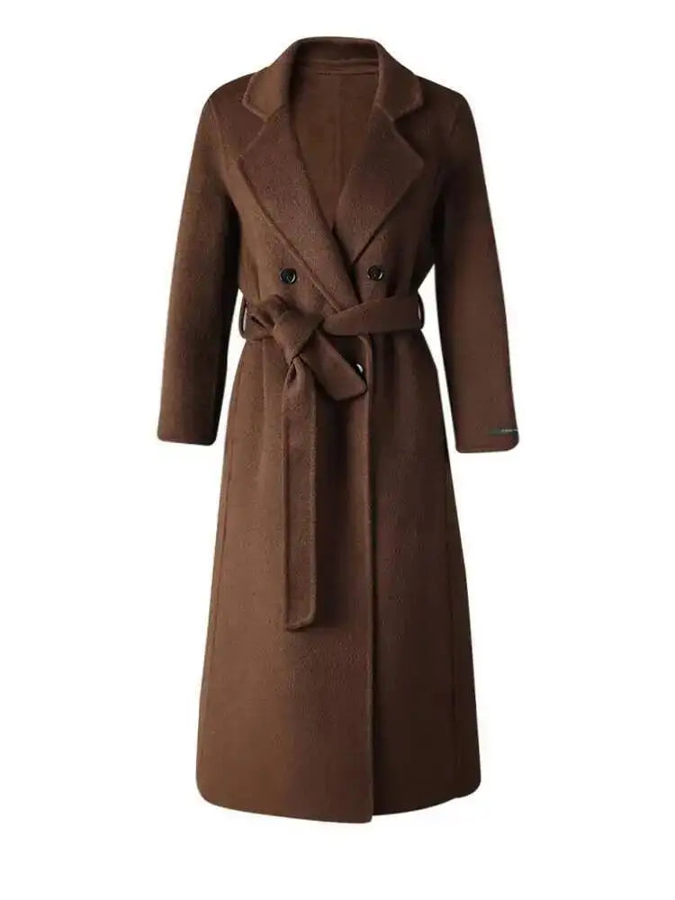Brown Belted Trench Coat