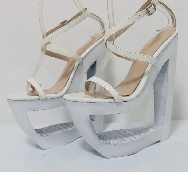 Stunt Queen Wedge High Heels